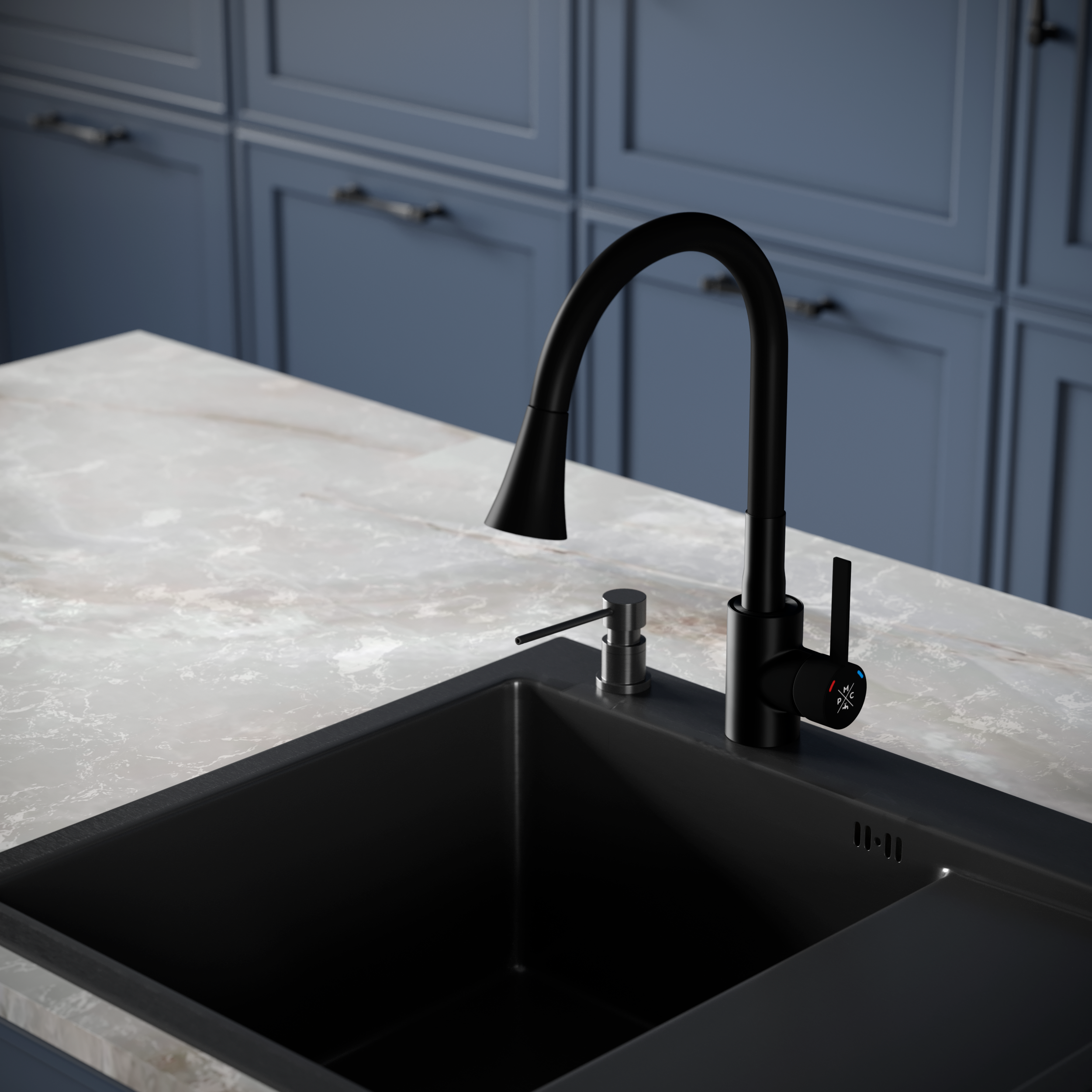 SUS123TBL-016F Смеситель для кухни, ø35