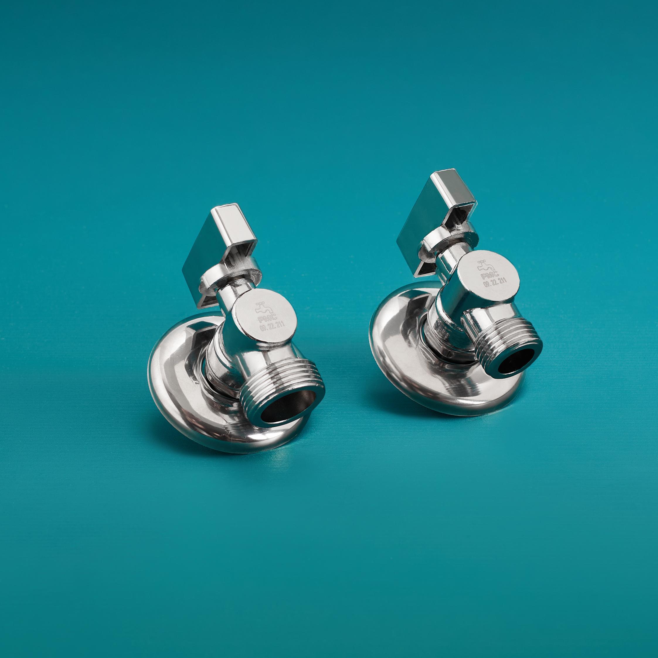 Кран шаровой "РМС" Люкс 15-15х20 для подключения сантехприборов