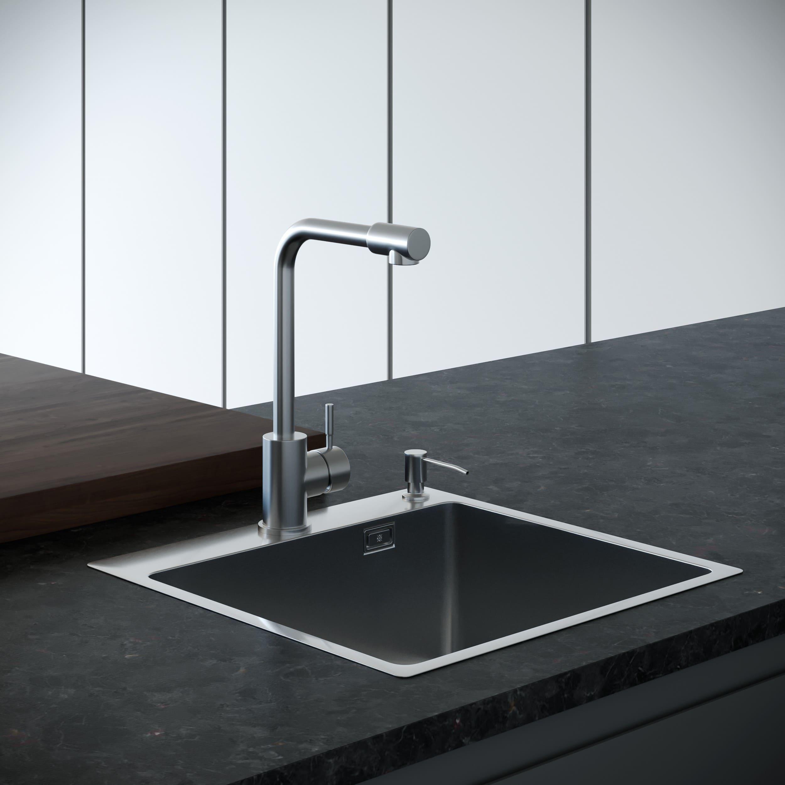 MR-5050 Набор 3 в 1 РМС (кухонная мойка+ корзина раздвижная+ дозатор врезной)