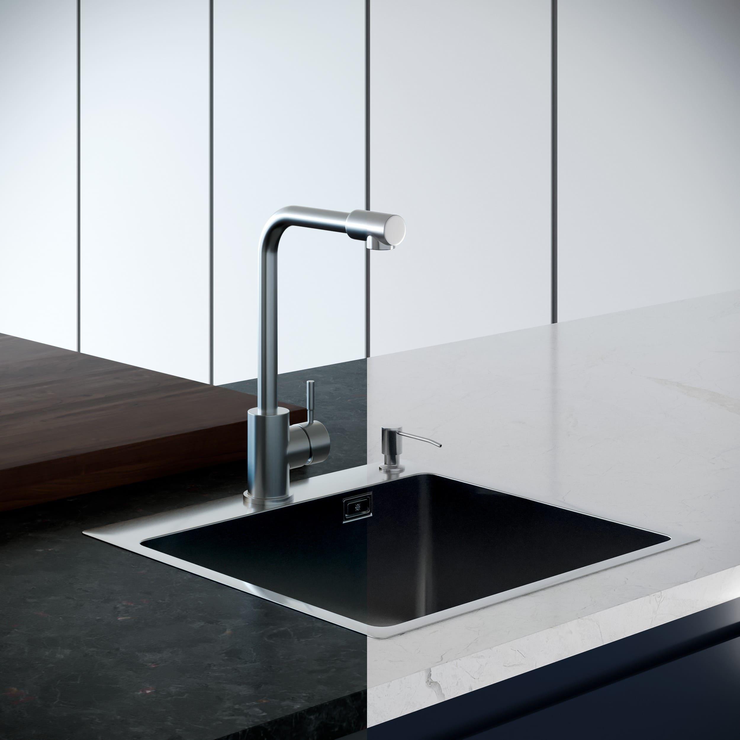 MR-5050 Набор 3 в 1 РМС (кухонная мойка+ корзина раздвижная+ дозатор врезной)